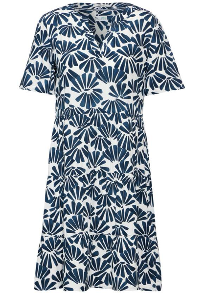 Tunika Kleid mit Print - dark petrol blue