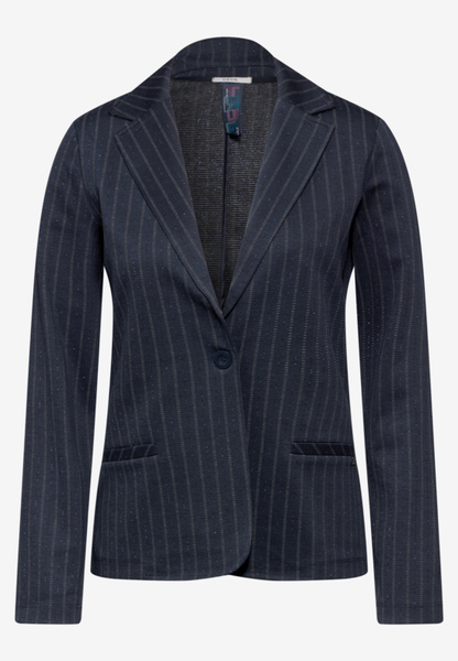 Blazer im Nadelstreifen-Look - deep petrol