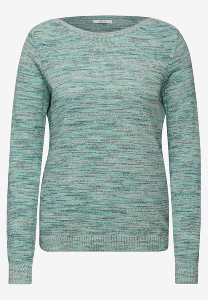 Chenille-Pullover - aventurine green