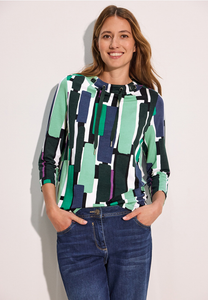 Bedrucktes Shirt - fir green