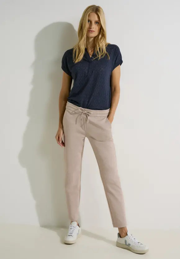 Casual Fit Hose - soft sand beige