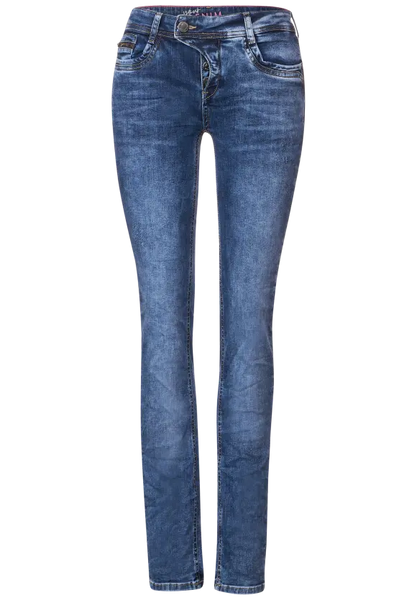 Casual Fit Jeans - authentic blue destroy
